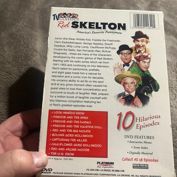 Red Skeleton Tv Classics 2 DVD 10- Hilarious Episodes ( over 6 Hours ) . - Picture 2 of 4